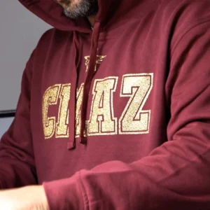 bluza kaptur burgund