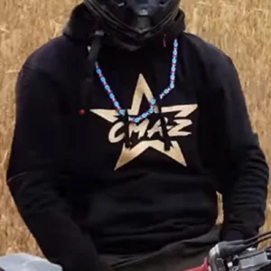 bluza kaptur zlote logo