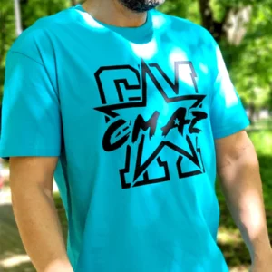 koszulka niebieski pastel